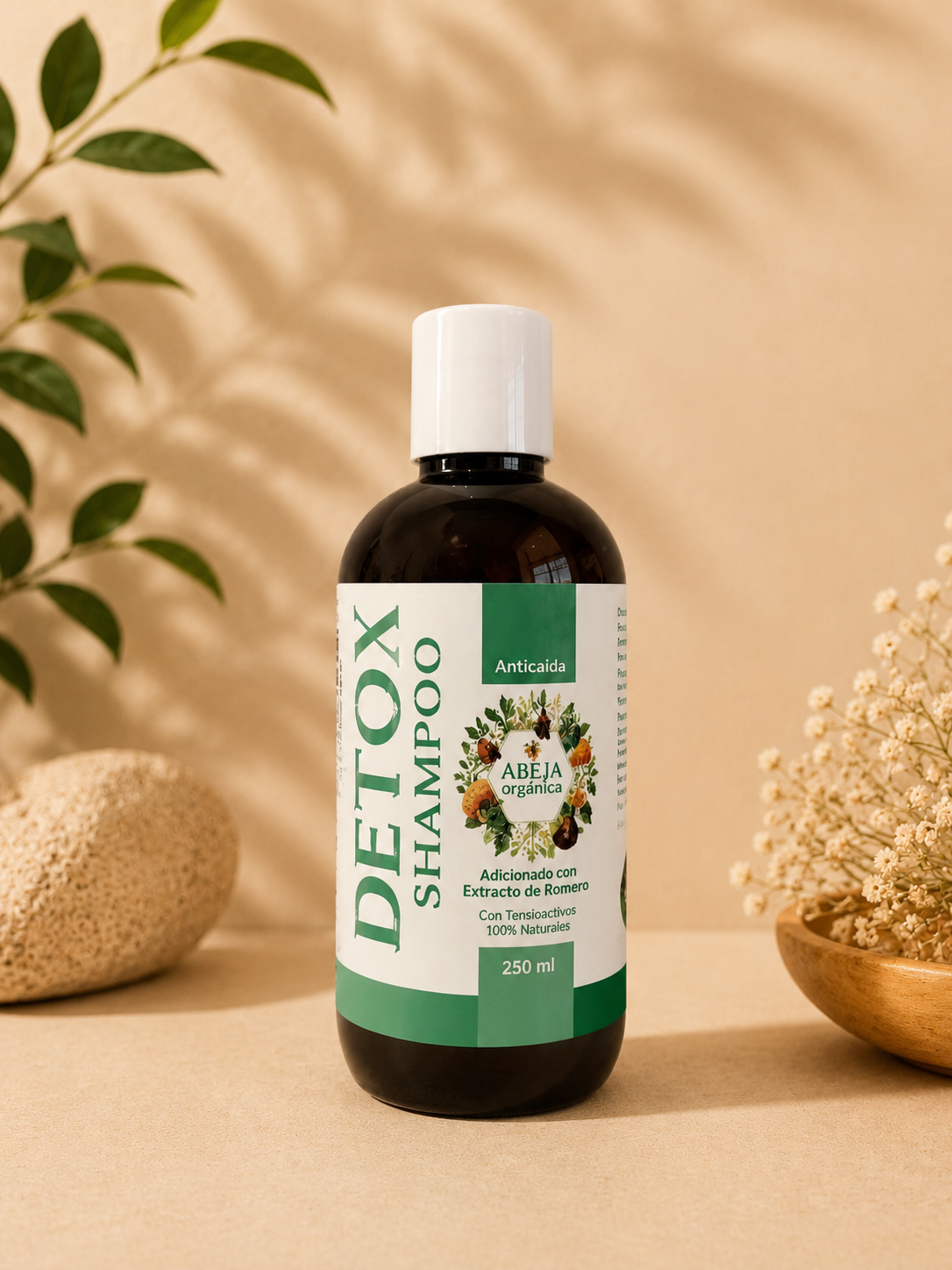 Shampoo Detox con extracto de romero
