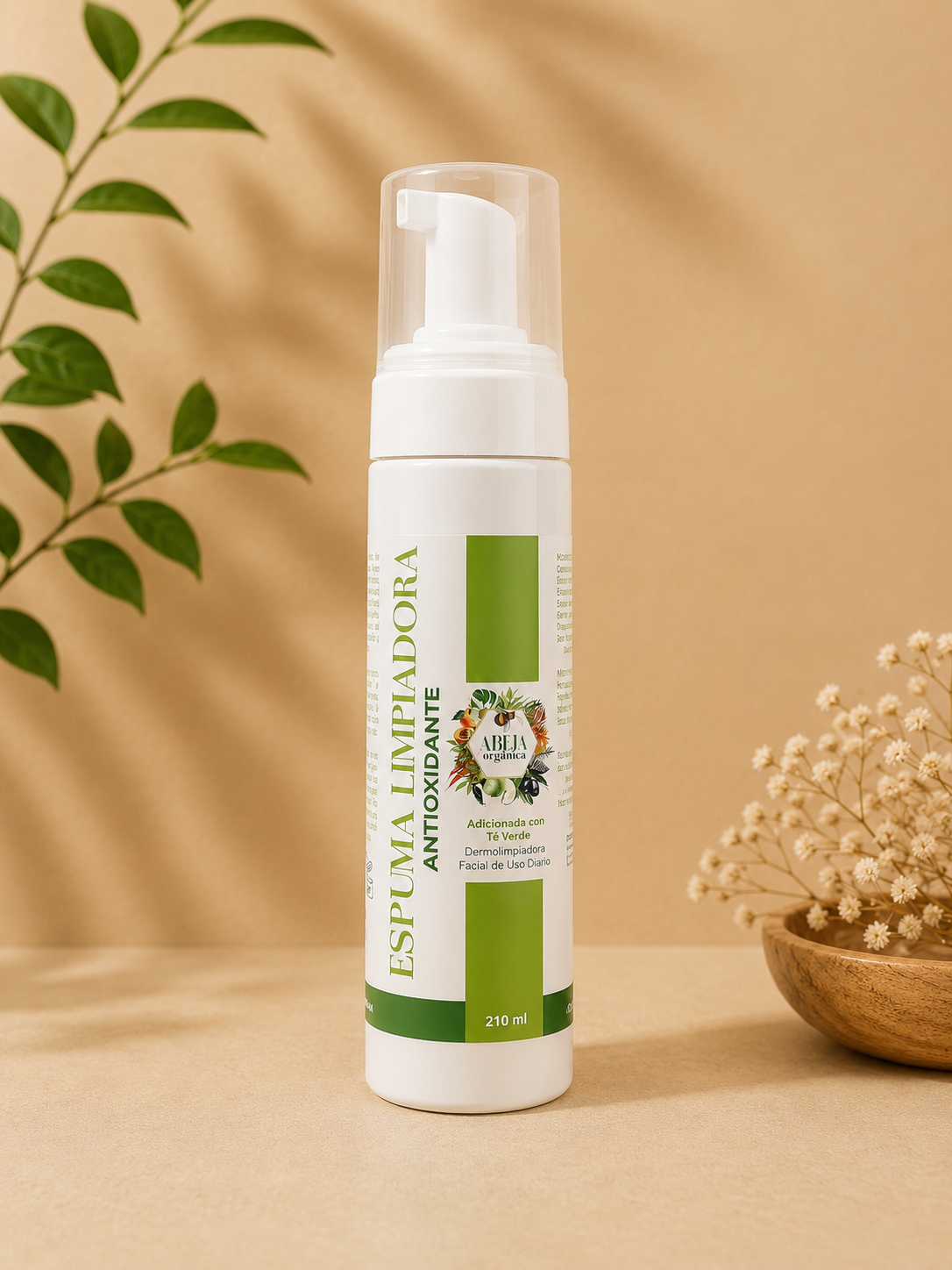 Espuma limpiadora antioxidante