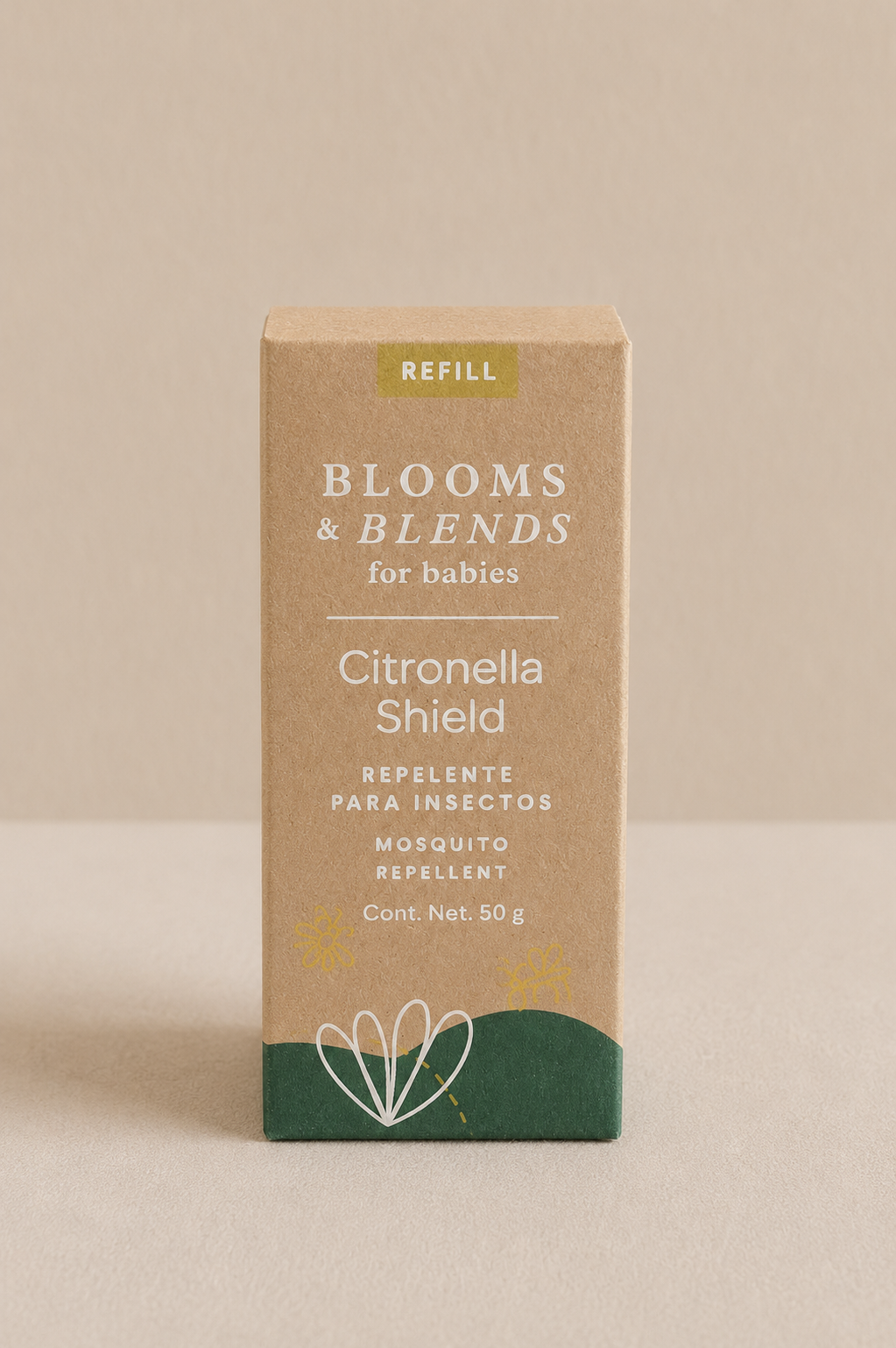 Citronella Shield refill — repelente en barra