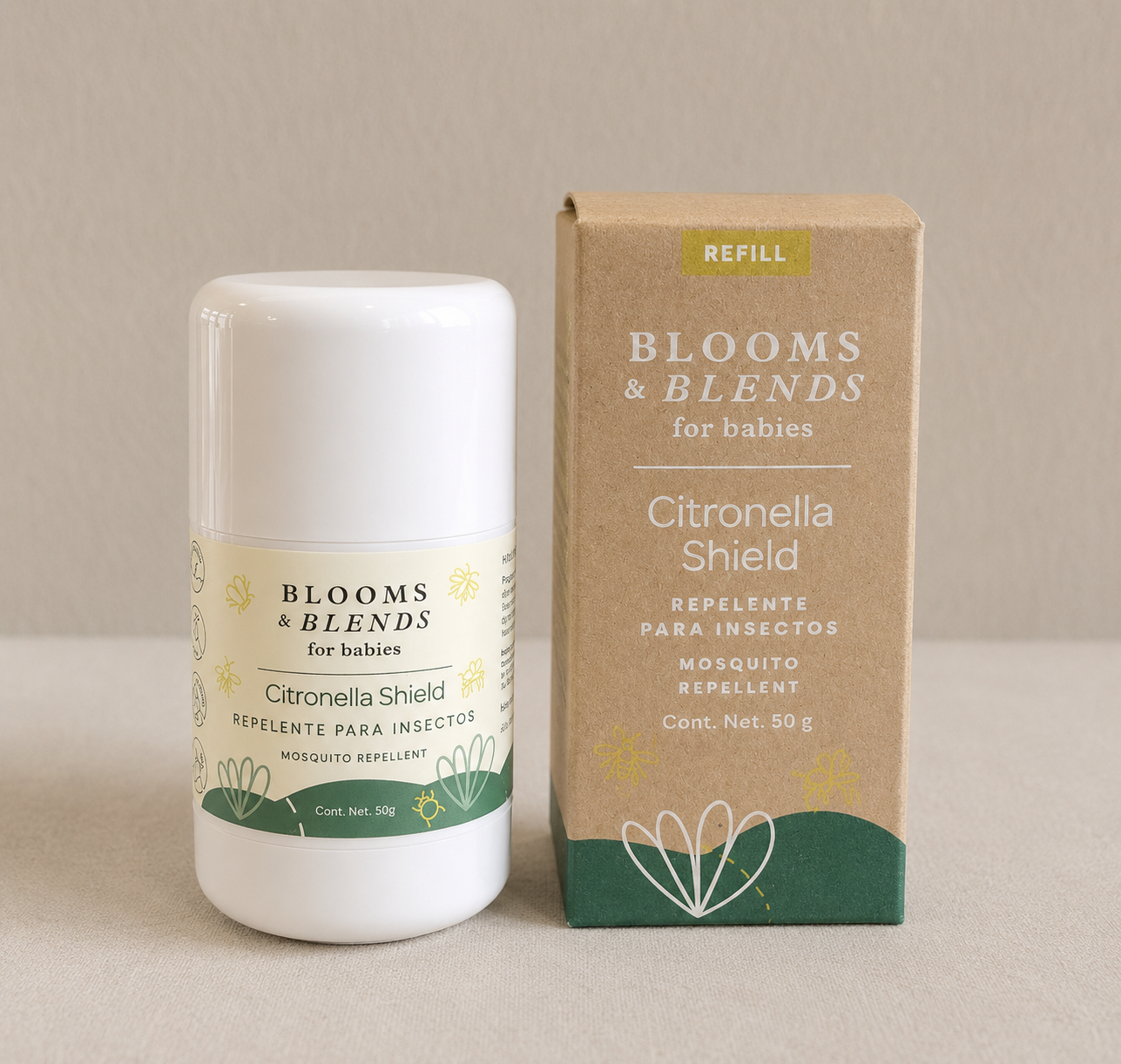 Citronella Shield dúo — repelente en barra