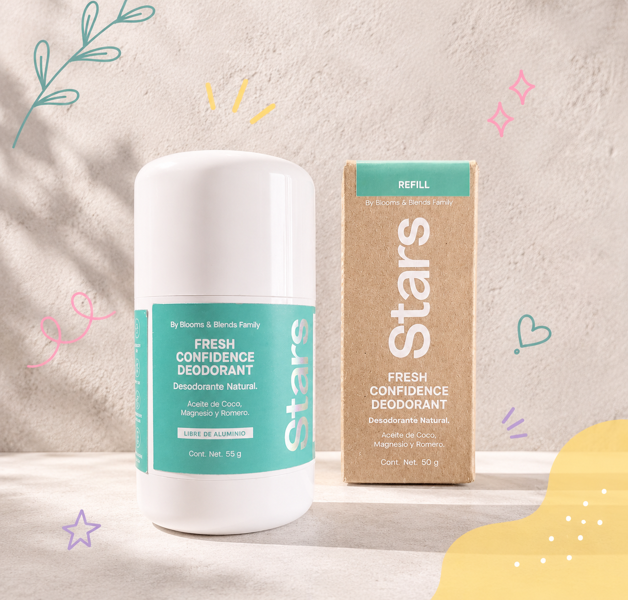 Fresh Confidence — desodorante natural