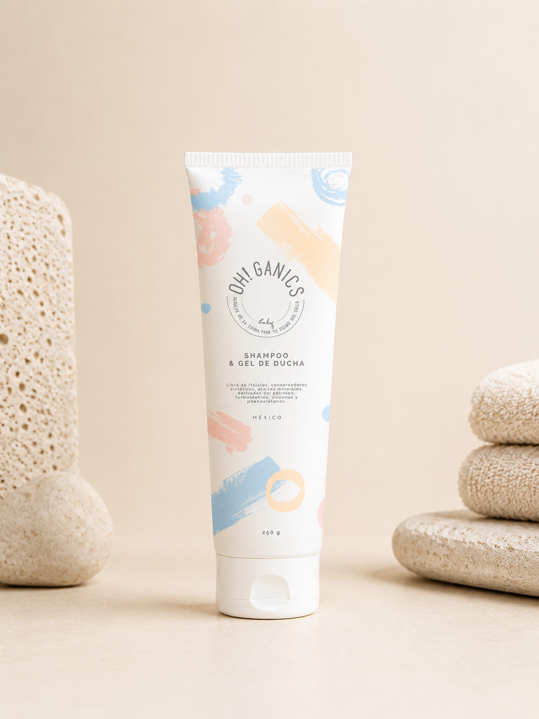 Shampoo y gel de ducha en gel — 250 g